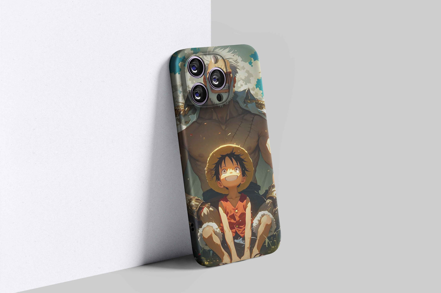 Garp & Luffy Love Behind The Fist | One Piece 3D Printed Anime Phone Case