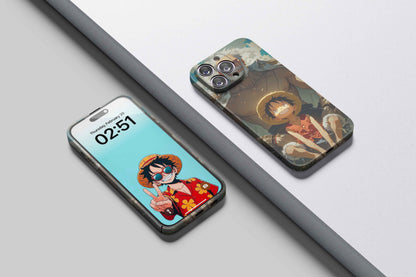 Garp & Luffy Love Behind The Fist | One Piece 3D Printed Anime Phone Case