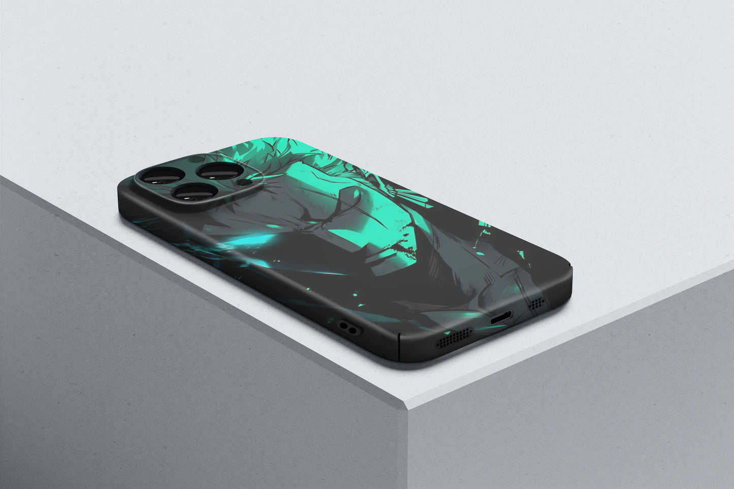 Zoro The Green Swordsman | One Piece 3D Printed Anime Phone Case