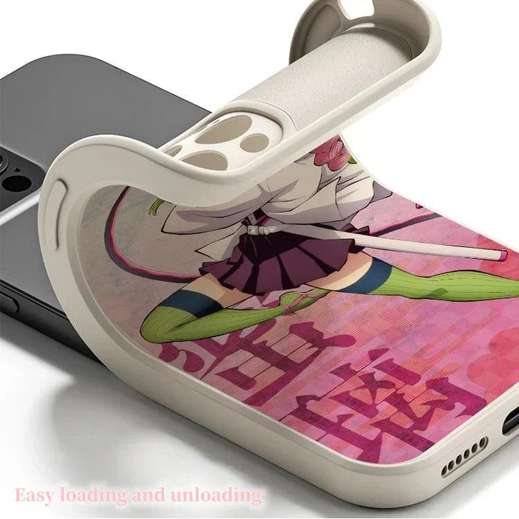 Coque de téléphone antichoc en silicone tendance exquise Kanroji Mitsuri Apple
