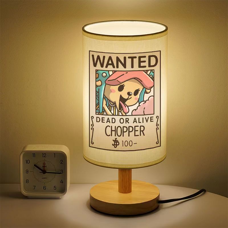 Luffy/Zoro petite lampe de table à LED, lampe de chevet, lampe de protection oculaire chaude pour étudiant