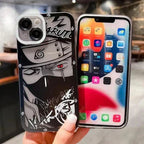 Coque de téléphone antichoc en silicone Uchiha Itachi/Hatake Kakashi pour iPhone