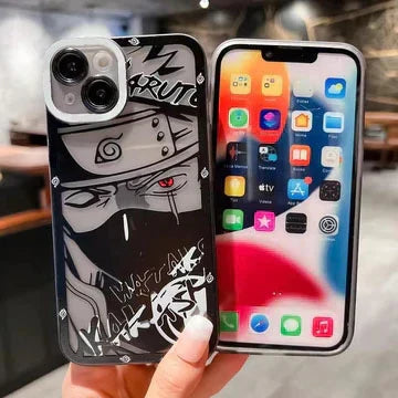Coque de téléphone antichoc en silicone Uchiha Itachi/Hatake Kakashi pour iPhone