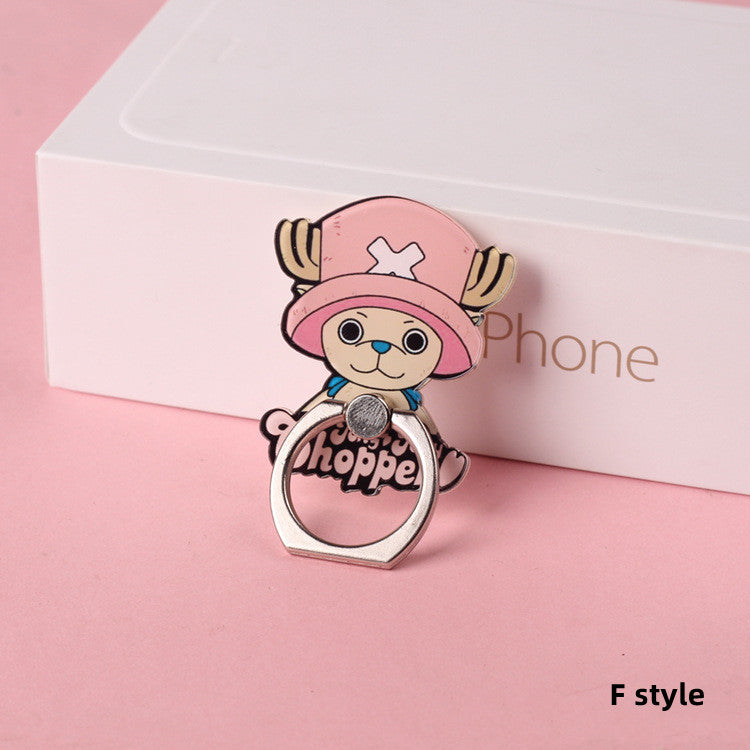 Support de téléphone autocollant à l'effigie des personnages Luffy/Chopper/Sanji