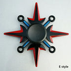 Figurine Sharingan avec hand spinner en métal pour soulager le stress