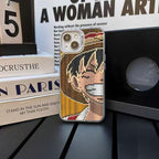 Coque de téléphone Luffy raffinée en silicone anti-choc pour iPhone