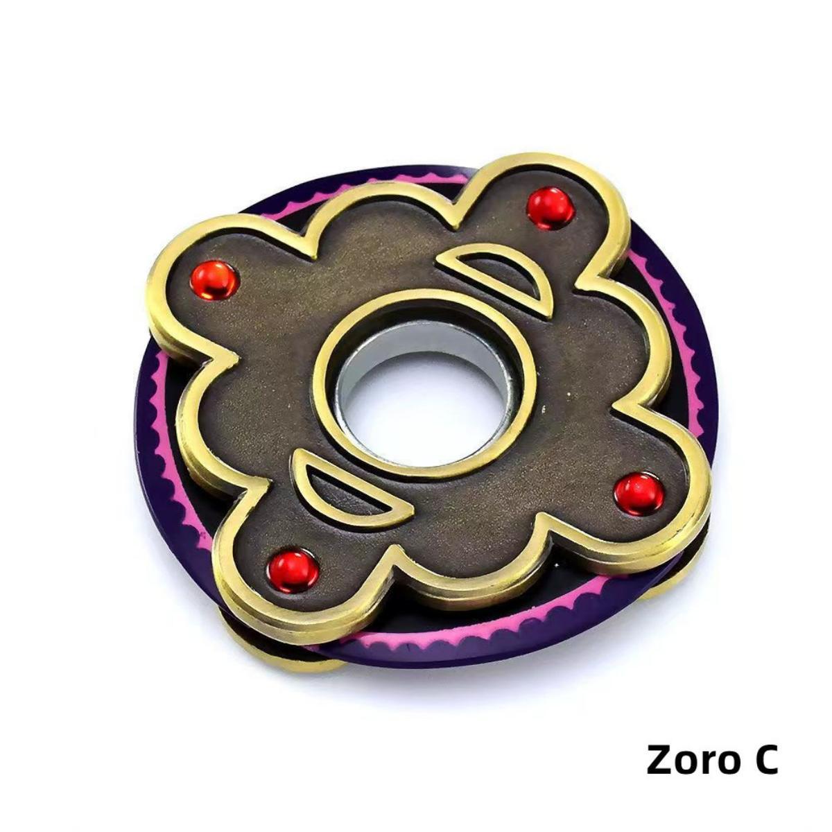 Jouet de décompression fidget spinner Luffy/Zoro/Robin