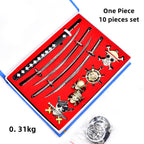 Ensemble collier et porte-clés Zoro
