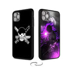 Coque de téléphone Luffy/Zoro/Ace 3D antichoc en silicone pour iPhone