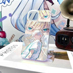 Coque iPhone Jujutsu Kaisen Gojo Satoru, Housse de Protection pour Téléphone avec Imprimé Yeux Anime