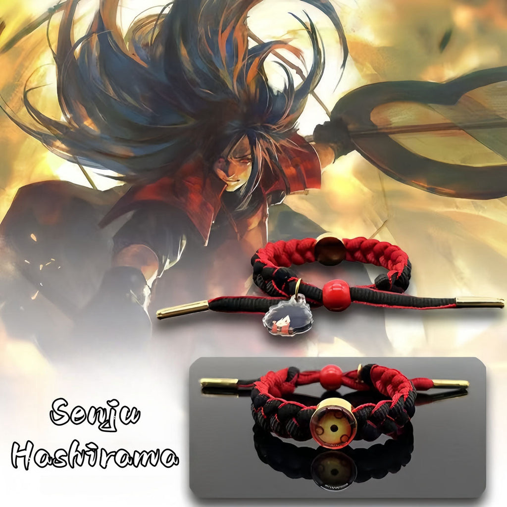 Bracelet en corde tressée à la main Kakashi/Sakura/Sasuke. Un bracelet idéal pour offrir.