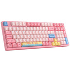Clavier mécanique rose One Piece Chopper, clavier de jeu rétroéclairé RVB 108 touches