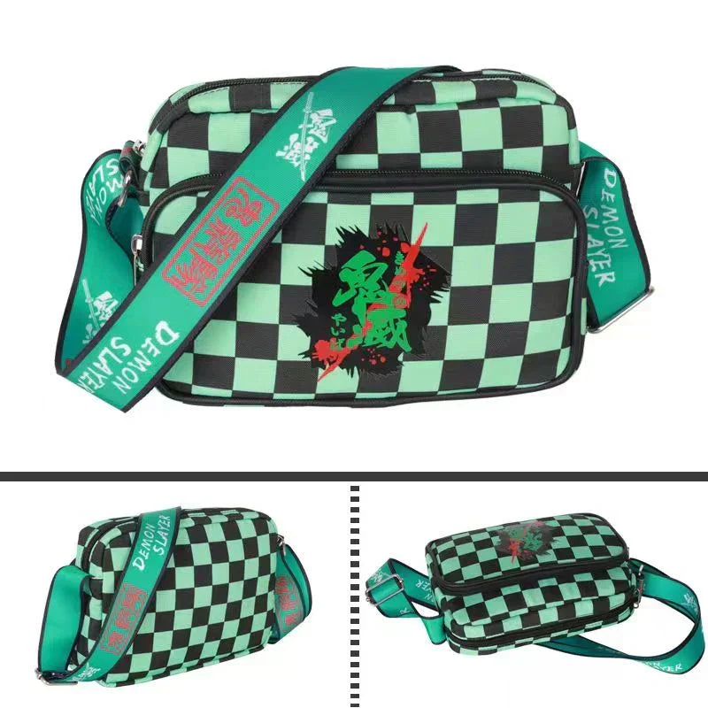Tanjirou/Nezuko/Zenitsu/Giyuu petit sac à bandoulière unique sac cartable pour étudiants capacité suffisante