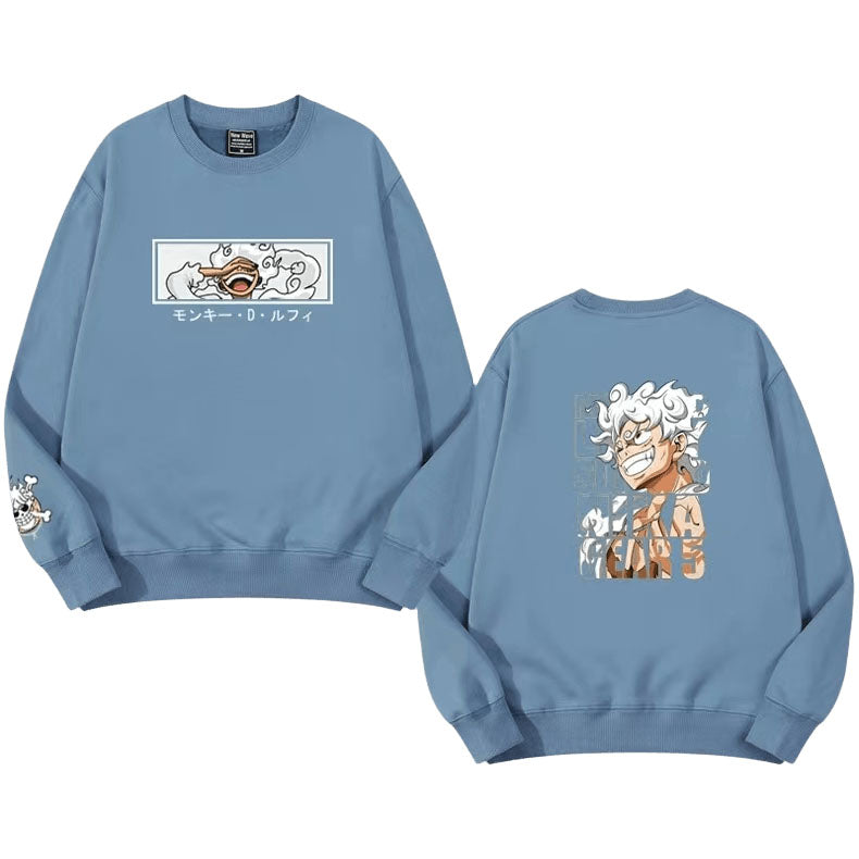 Nika Luffy mode confortable ample chaud manches longues vêtements