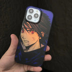 Sasuke/Itachi Coque de téléphone anti-collision en silicone tendance raffiné Apple