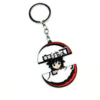 Porte-clés rétractable Demon Slayer Tanjiro Nezuko, porte-clés métallique anime mignon à design fendu