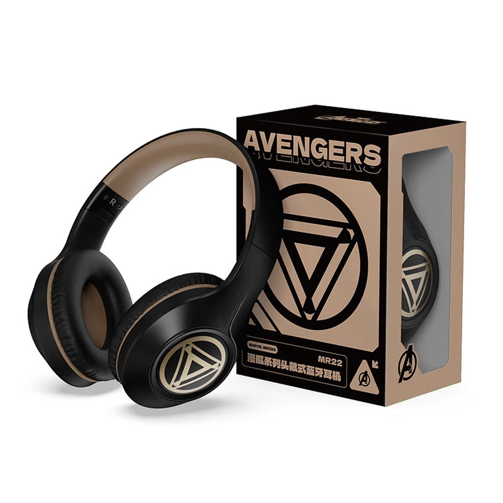 Casque sans fil Marvel Avengers Captain America Iron Man, Casque de jeu supra-auriculaire Bluetooth 5.4