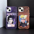 Coque de téléphone anti-collision en silicone tendance exquise Sasuke/Uzumaki Apple