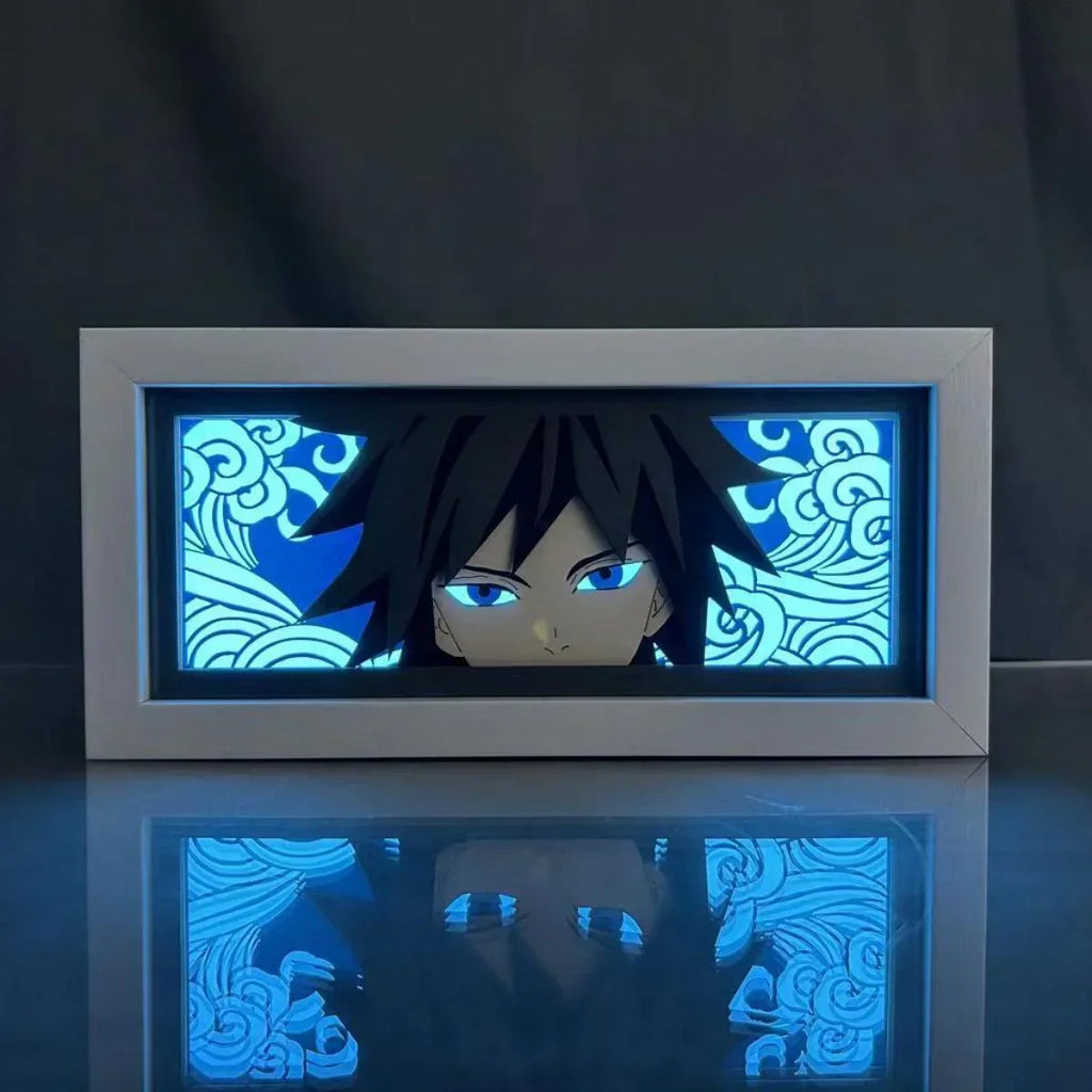 Tanjirou/Nezuko/Giyuu/Mitsuri Veilleuses de bureau exquises Luminescence Décoration de bureau