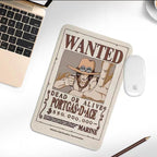 Tapis de souris avec primes des personnages Luffy/Zoro en ordre