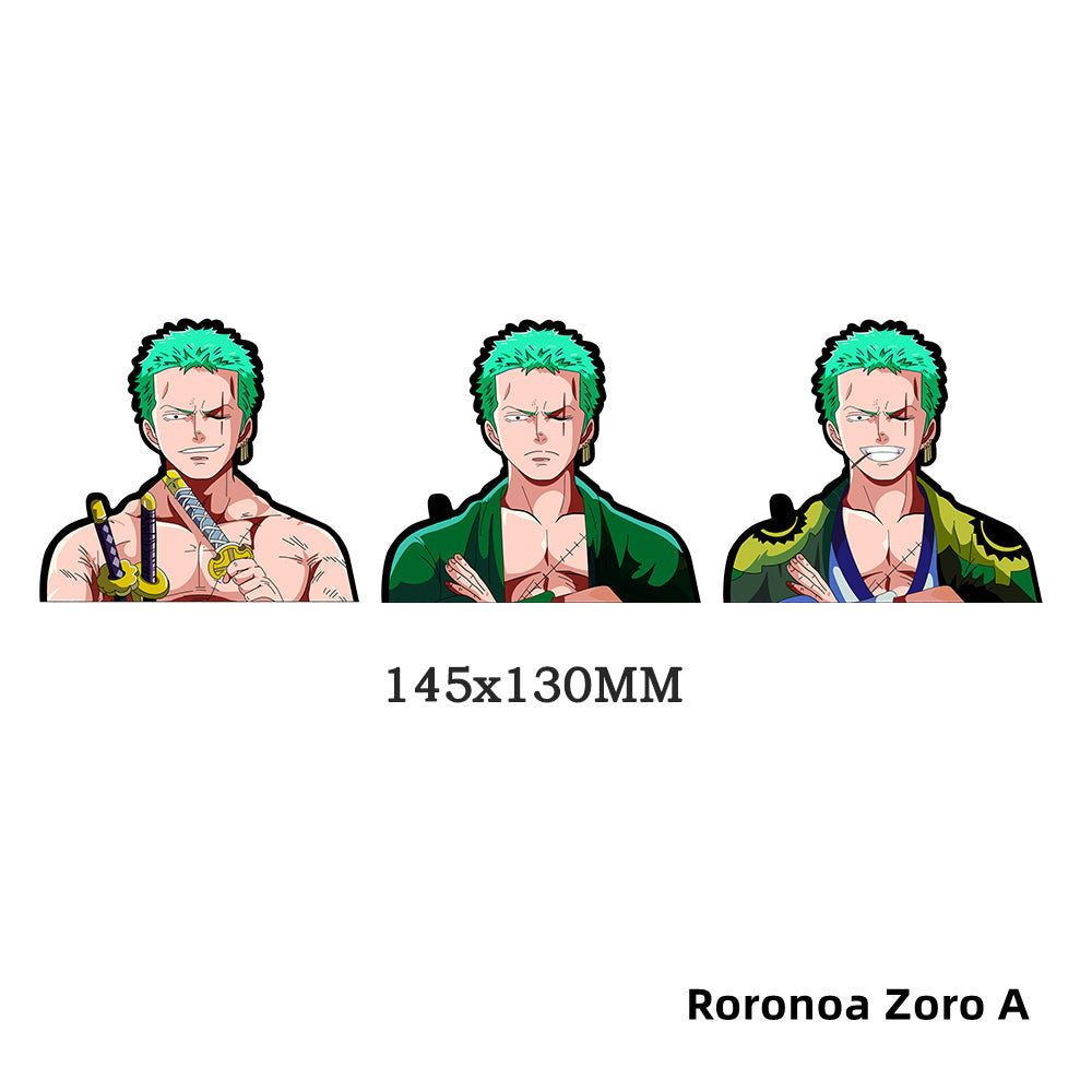 Luffy / Zoro / Nami 3D Gradient Stickers