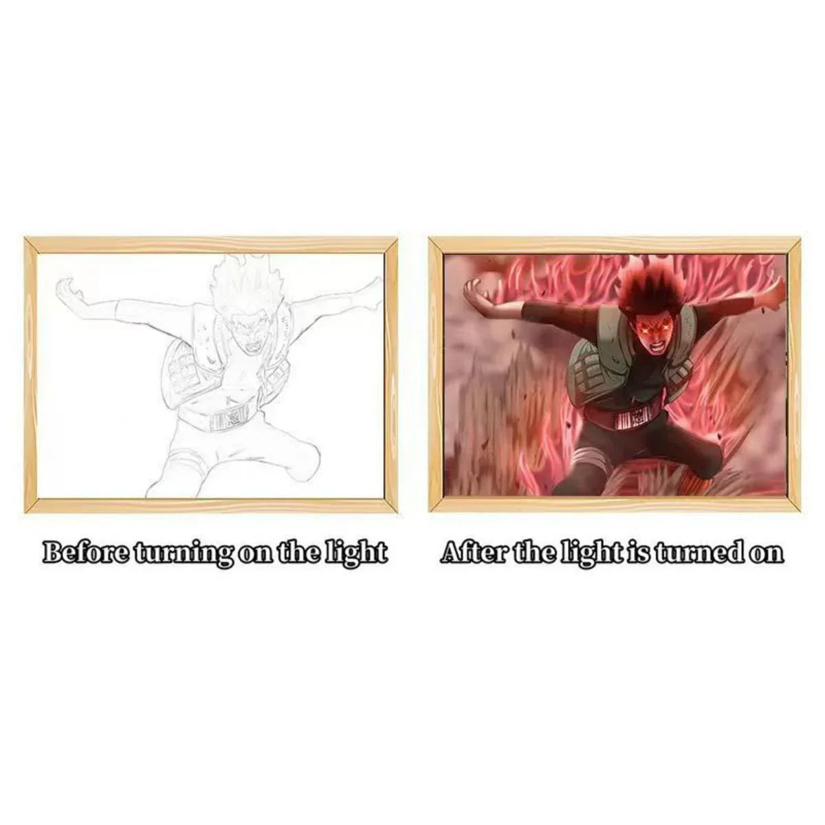 Uzumaki/Sasuke/Kakashi tableau décoratif de cadre photo Ninja pour dessus de table