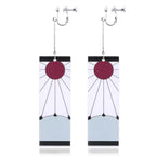 Magnifiques boucles d'oreilles Tanjirou/Nezuko pour un charme unique