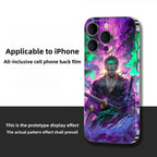 Zoro iPhone téléphone portable film arrière autocollant beau motif