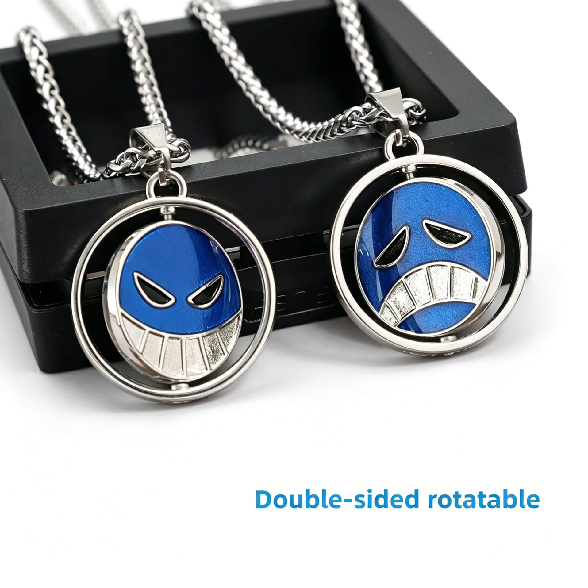 One Piece Necklace & Devil Fruit Enamel Pin Set | Anime Jewelry Gift Box