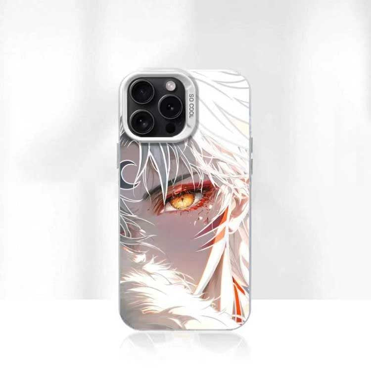 Coque de téléphone anti-collision en silicone tendance raffinée Inuyasha pour iPhone