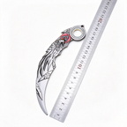 Naruto Itachi Uchiha Rotatable Karambit Knife - Sharingan Eagle Metal Replica Prop