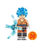 Jouet de construction en blocs à assembler Son Goku/Vegeta Super Saiyan 4