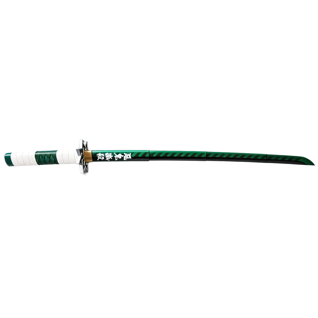 Demon Slayer Tanjiro Zenitsu Katana rétractable, Épée Accessoire de Cosplay Anime