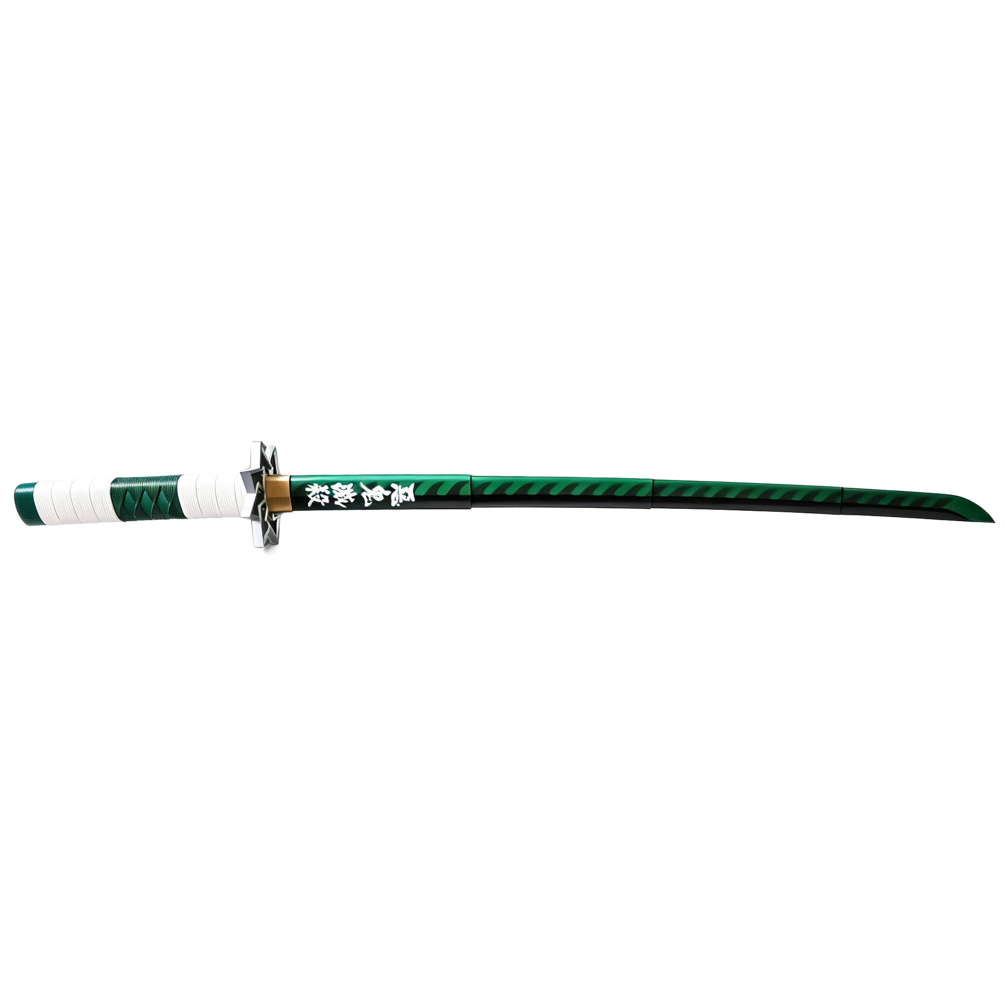 Demon Slayer Tanjiro Zenitsu Katana rétractable, Épée Accessoire de Cosplay Anime