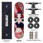 Skateboard professionnel Luffy/Zoro à motif fin (Taille: 80CM×20CM)
