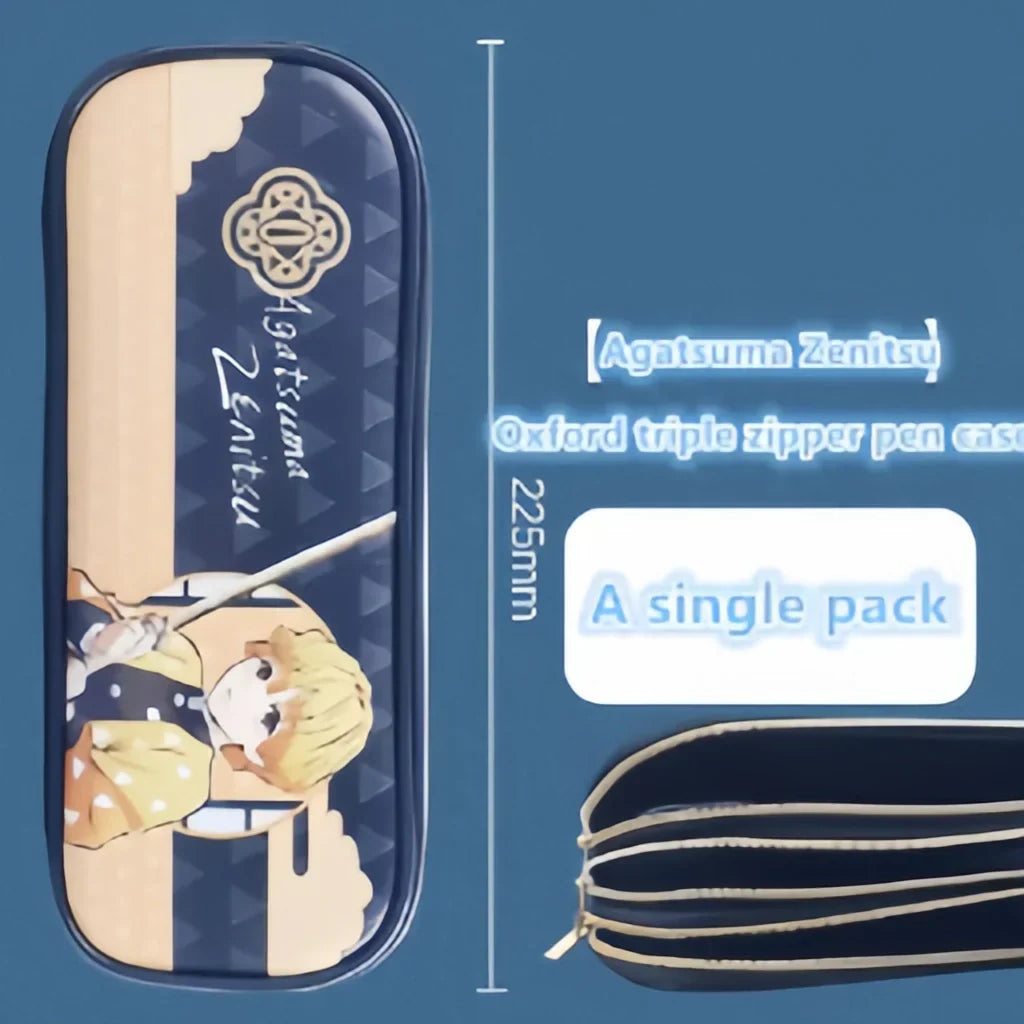 Trousse à stylo Kamado Tanjirou, nouveauté 2022, grande capacité 3 couches, EVA étanche