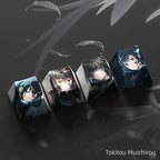 Capuchon de clavier mécanique créatif transparent Nezuko/Tanjirou/Tokitou Muichirou mignon