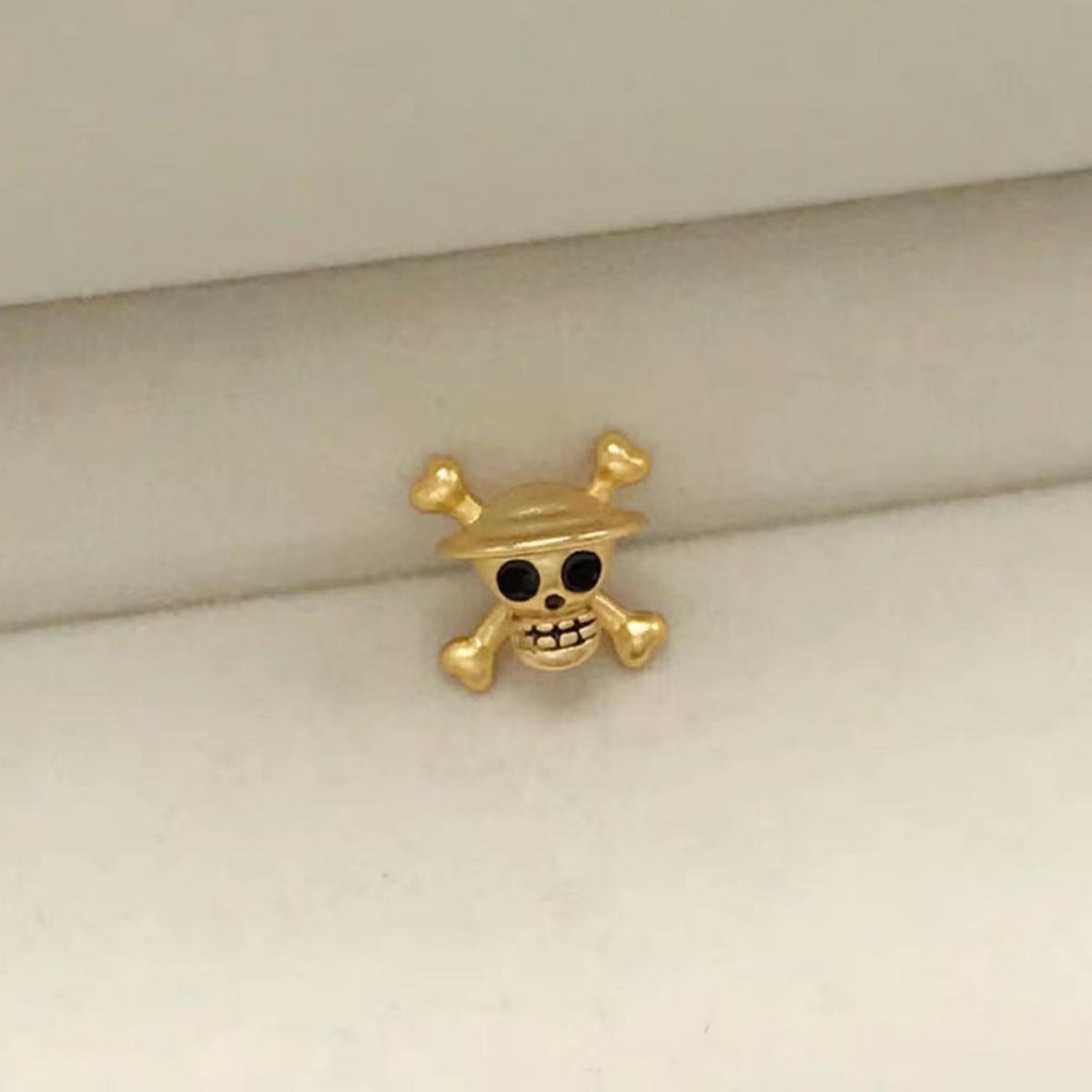 Bracelet de perles Luffy en or, cadeau pour les amoureux de la marine fruitée