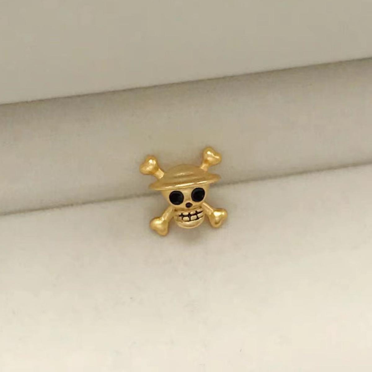Bracelet de perles Luffy en or, cadeau pour les amoureux de la marine fruitée