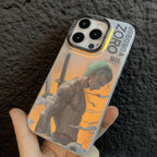 Coque de téléphone anti-choc en silicone Zoro pour iPhone