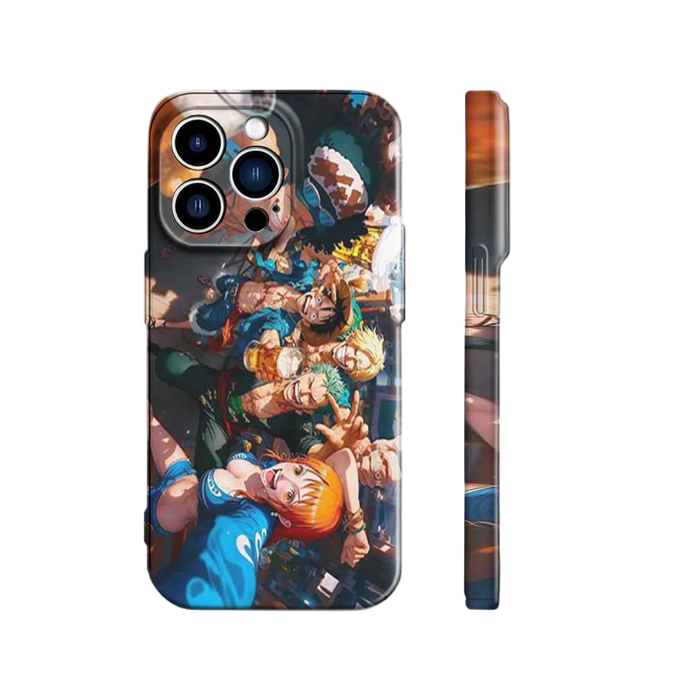 Straw Hat Pirates It's Selfie Time | One Piece 3D Printed Anime Phone Case