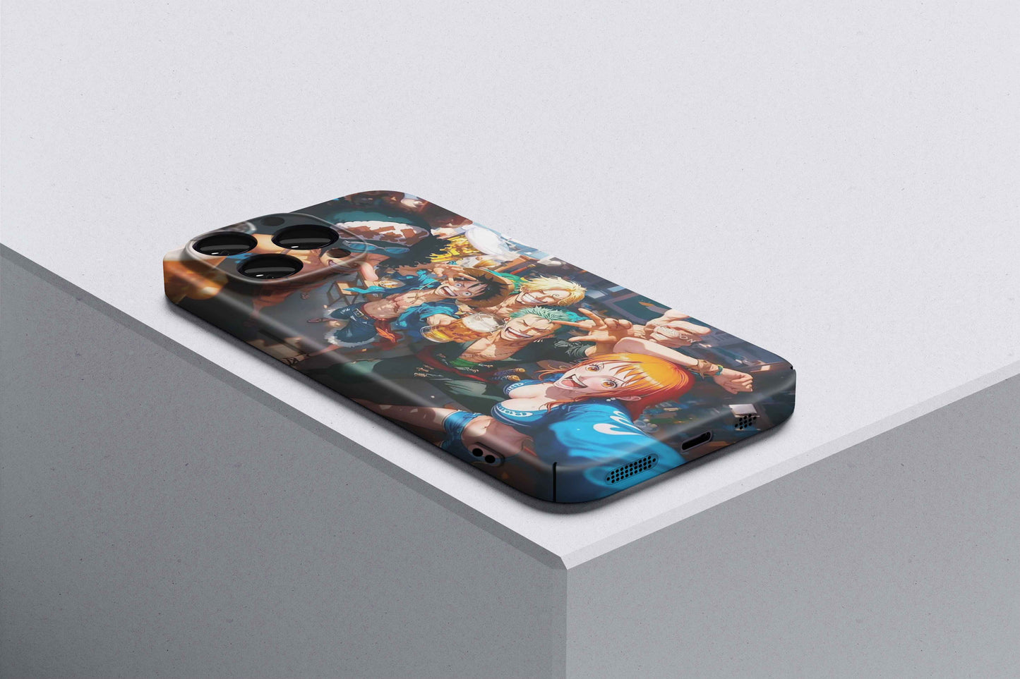 Straw Hat Pirates It's Selfie Time | One Piece 3D Printed Anime Phone Case