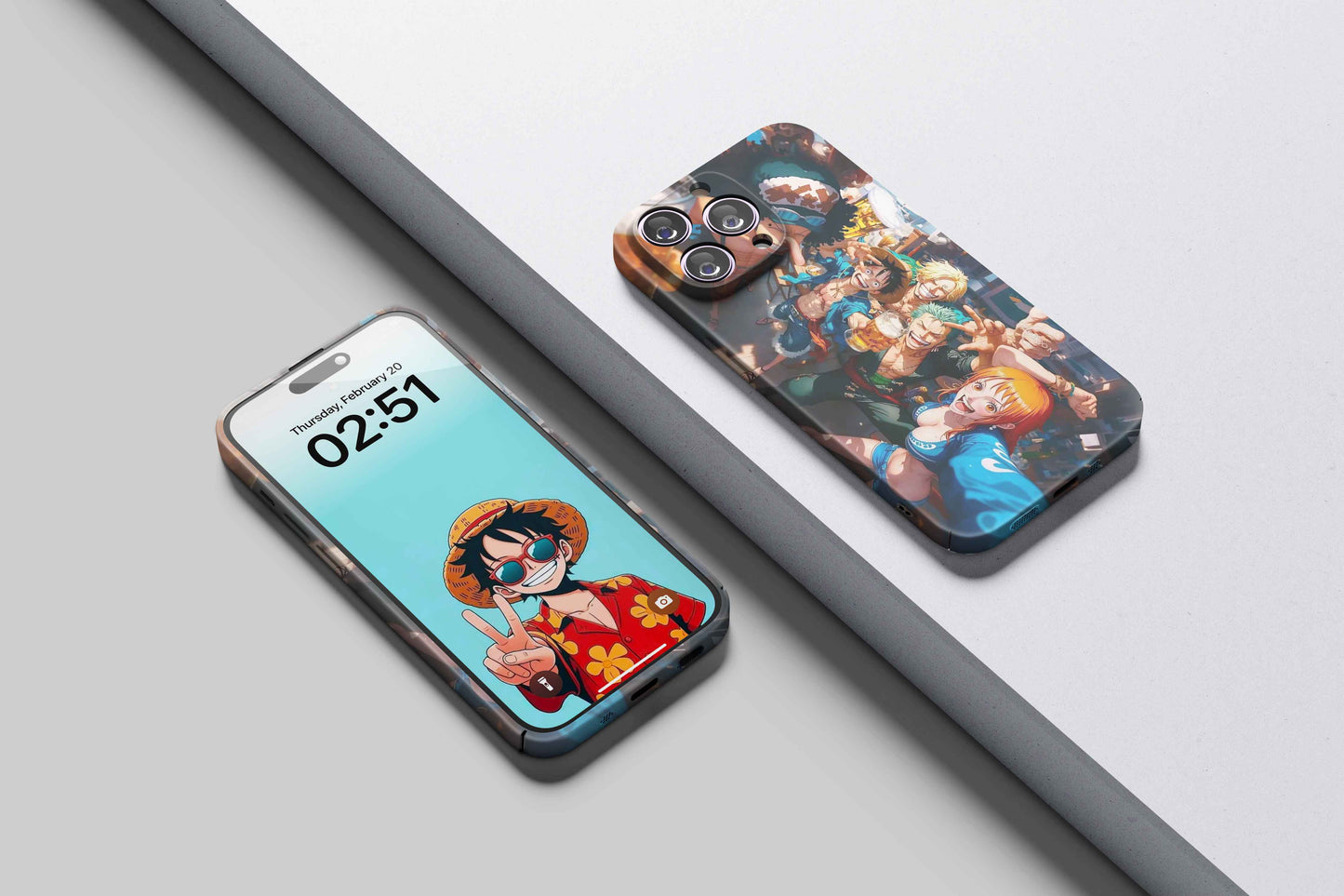Straw Hat Pirates It's Selfie Time | One Piece 3D Printed Anime Phone Case