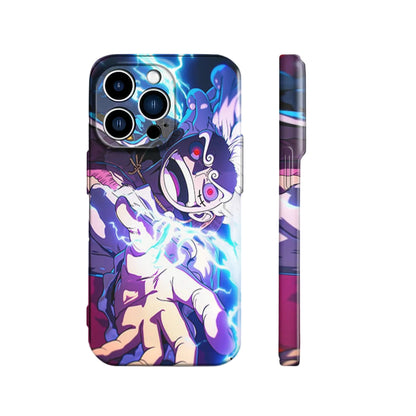 Gear 5 Luffy God Nika Smile| One Piece 3D Printed Anime Phone Case