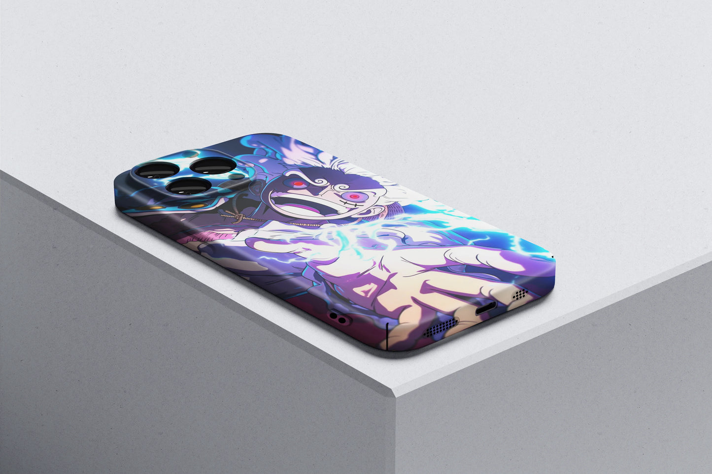 Gear 5 Luffy God Nika Smile| One Piece 3D Printed Anime Phone Case