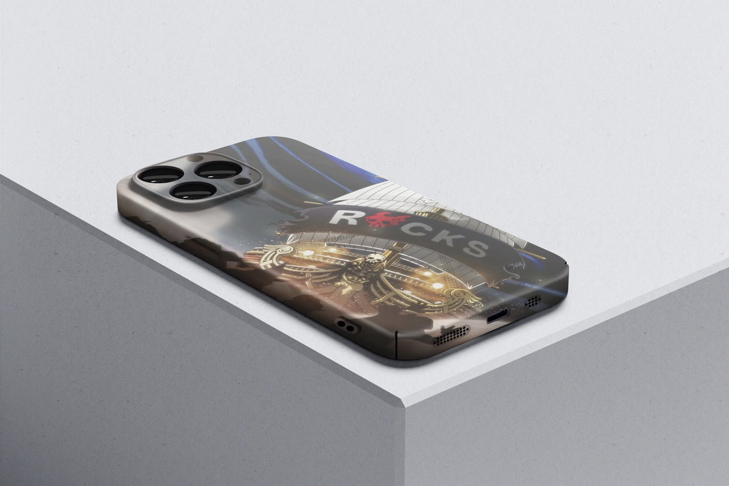Legendary Rocks Monster Ship | One Piece 3D Printed Anime Phone Case