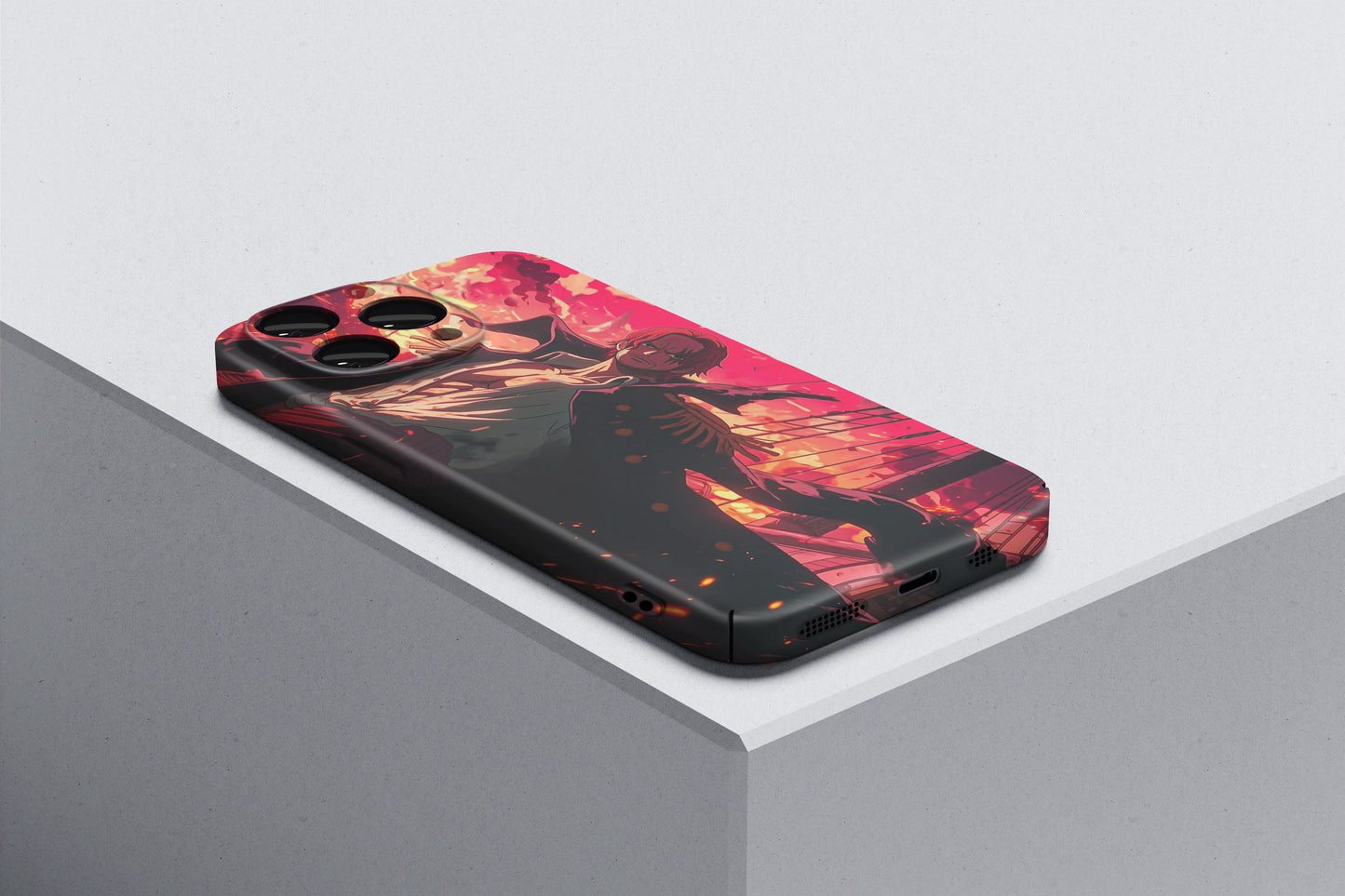 Shanks Pirate King’s Aura | One Piece 3D Printed Anime Phone Case