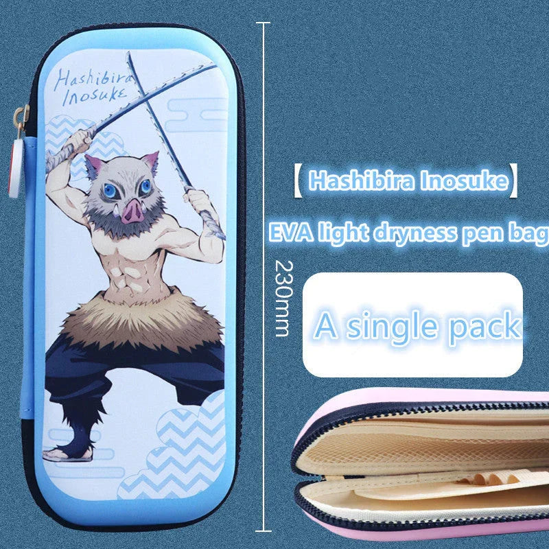 Trousse à stylo Kamado Tanjirou, nouveauté 2022, grande capacité 3 couches, EVA étanche