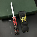 Collection amusante de couteaux papillon cool sur le thème Sasuke/Gaara