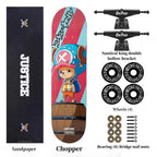 Skateboard professionnel Luffy/Zoro à motif fin (Taille: 80CM×20CM)